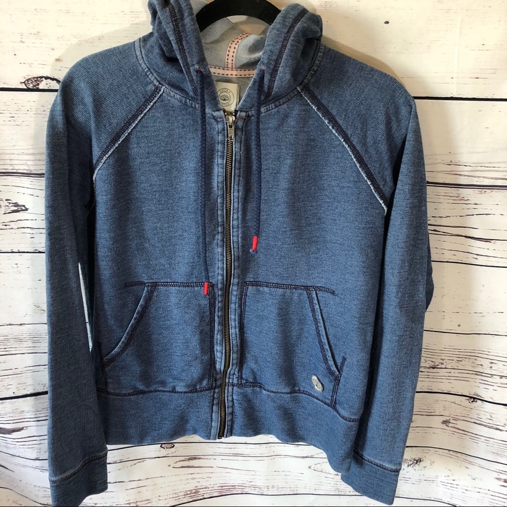 Lucky Brand Lucky Lotus Zip Up Hoodie Size Small